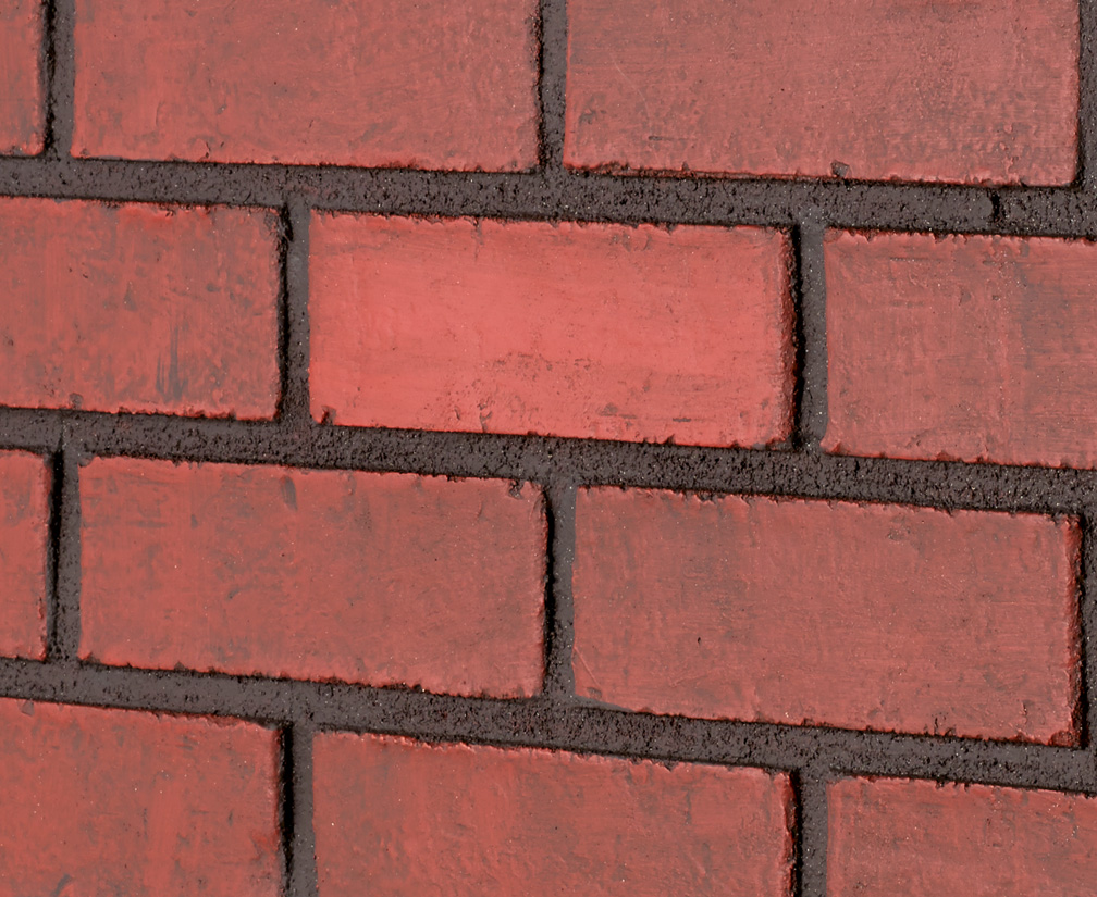 Smooth Brick Interlock - Dark Red Dark Grout